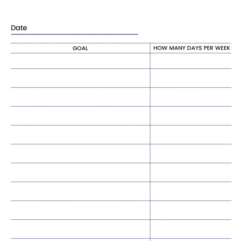 Printable Weekly Planner