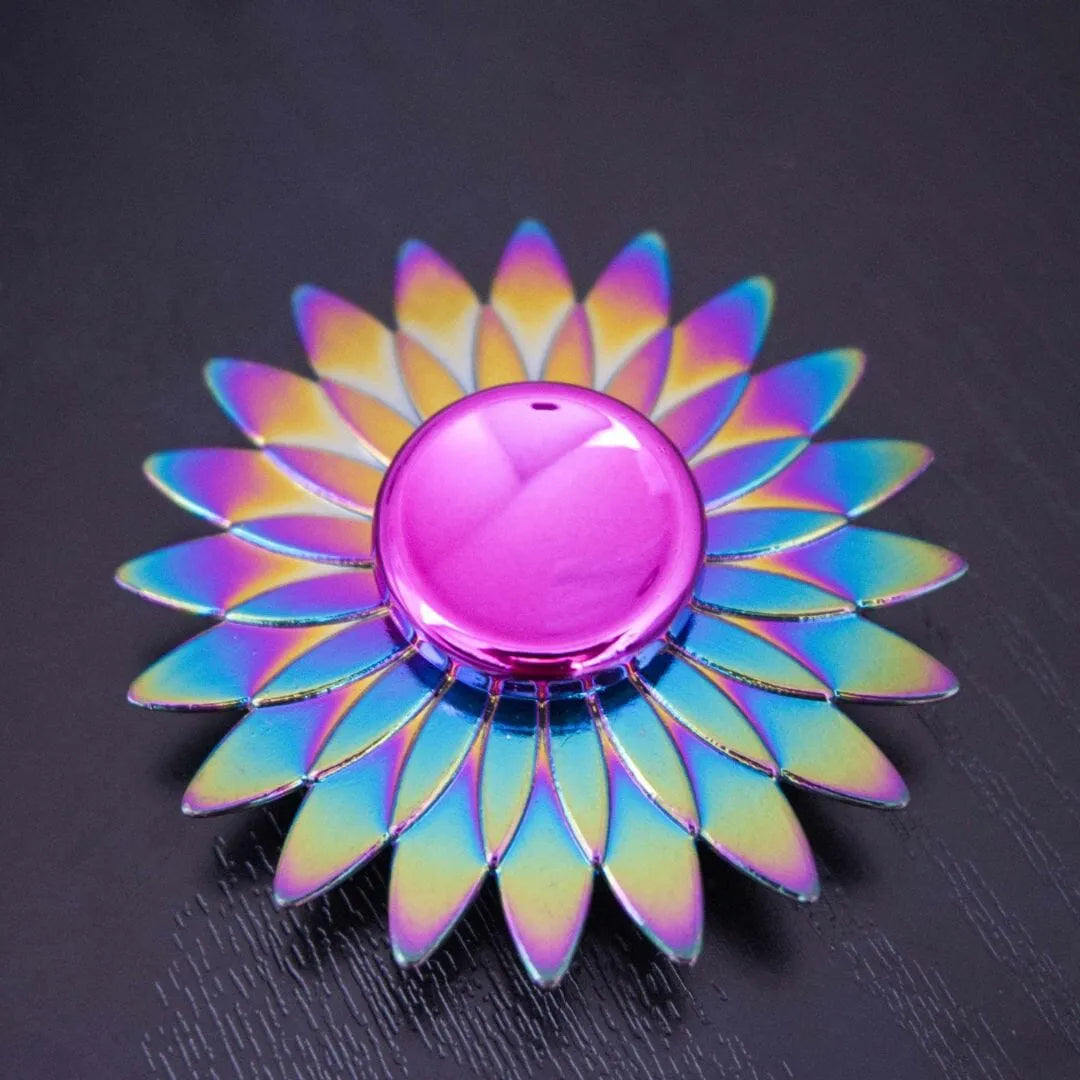 Rainbow Fidget Spinner Sun