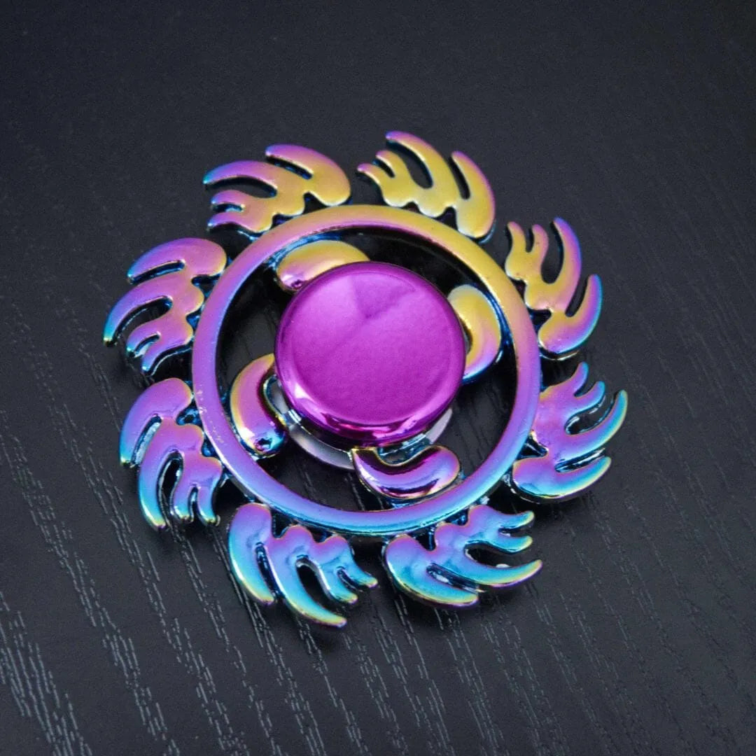 Rainbow Fidget Spinner Fire