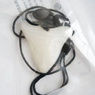 Shark Tooth Pendant Chew Necklace Off-White