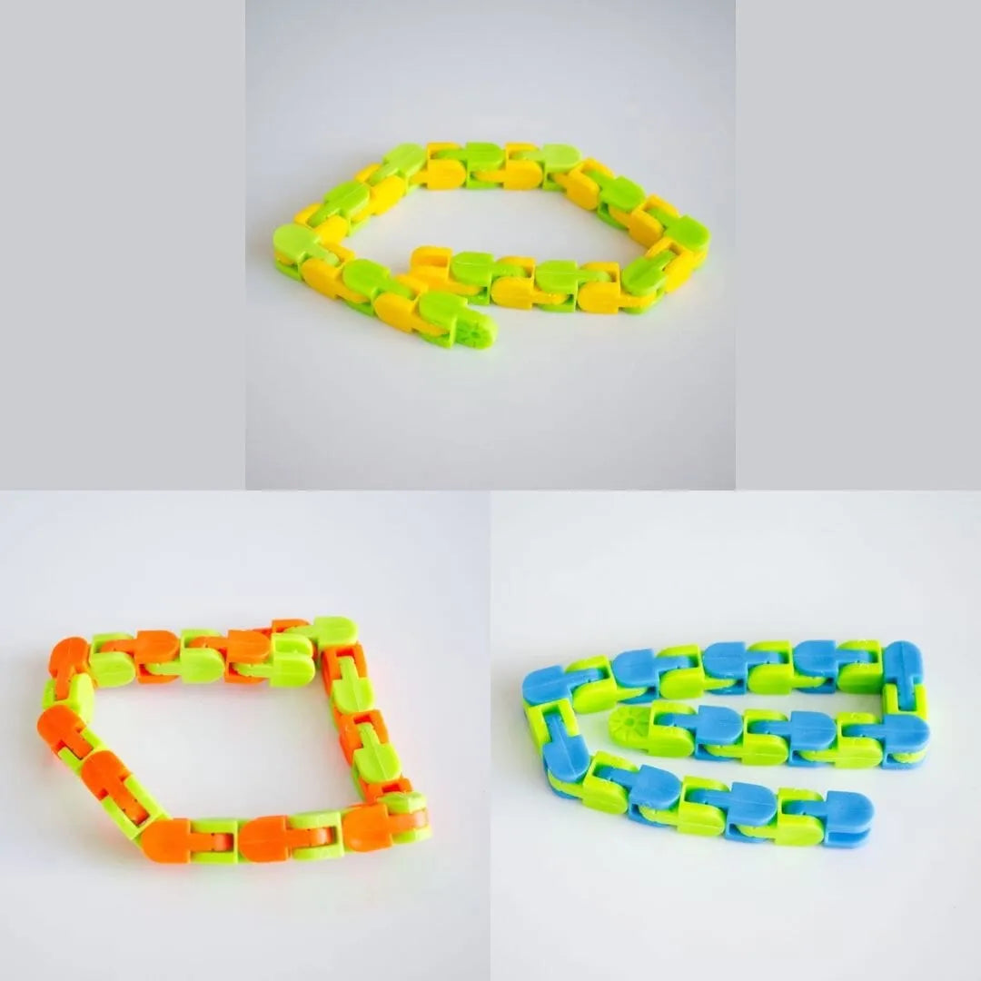 Snap and Click Fidgets (3 pack) Green Colors