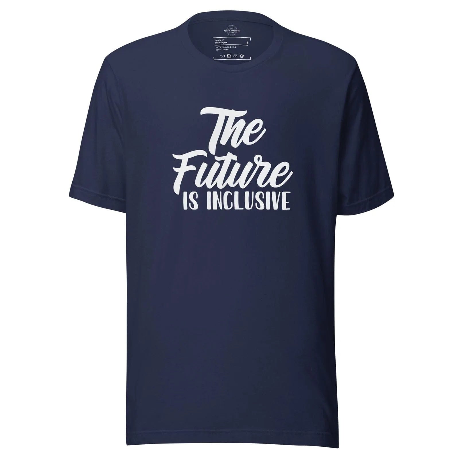 The Future is Inclusive Unisex t-shirt Navy S