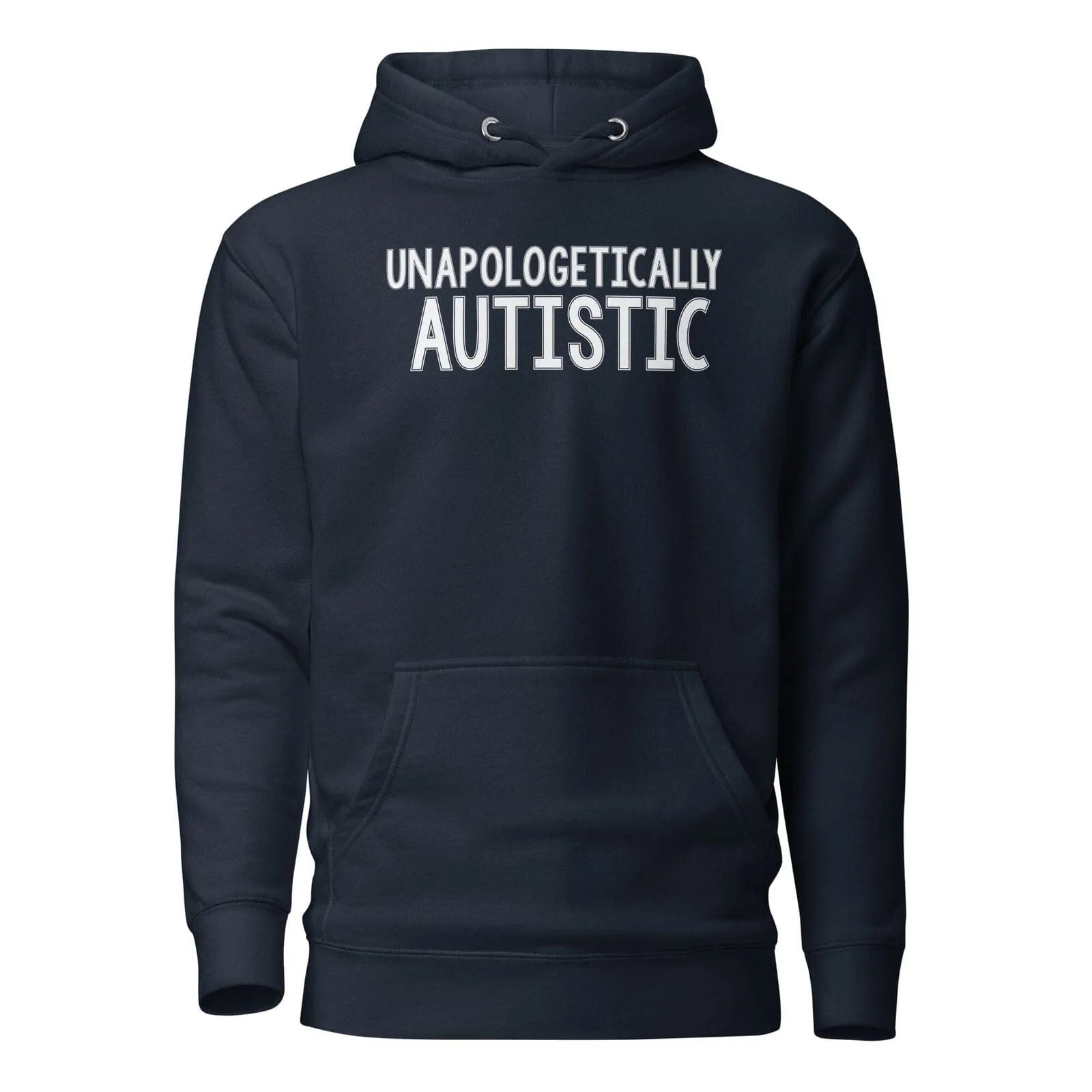 Unapologetically Autistic Unisex Hoodie Navy Blazer S