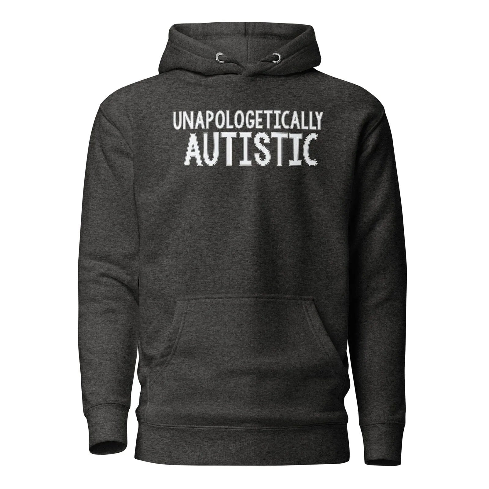 Unapologetically Autistic Unisex Hoodie Charcoal Heather S