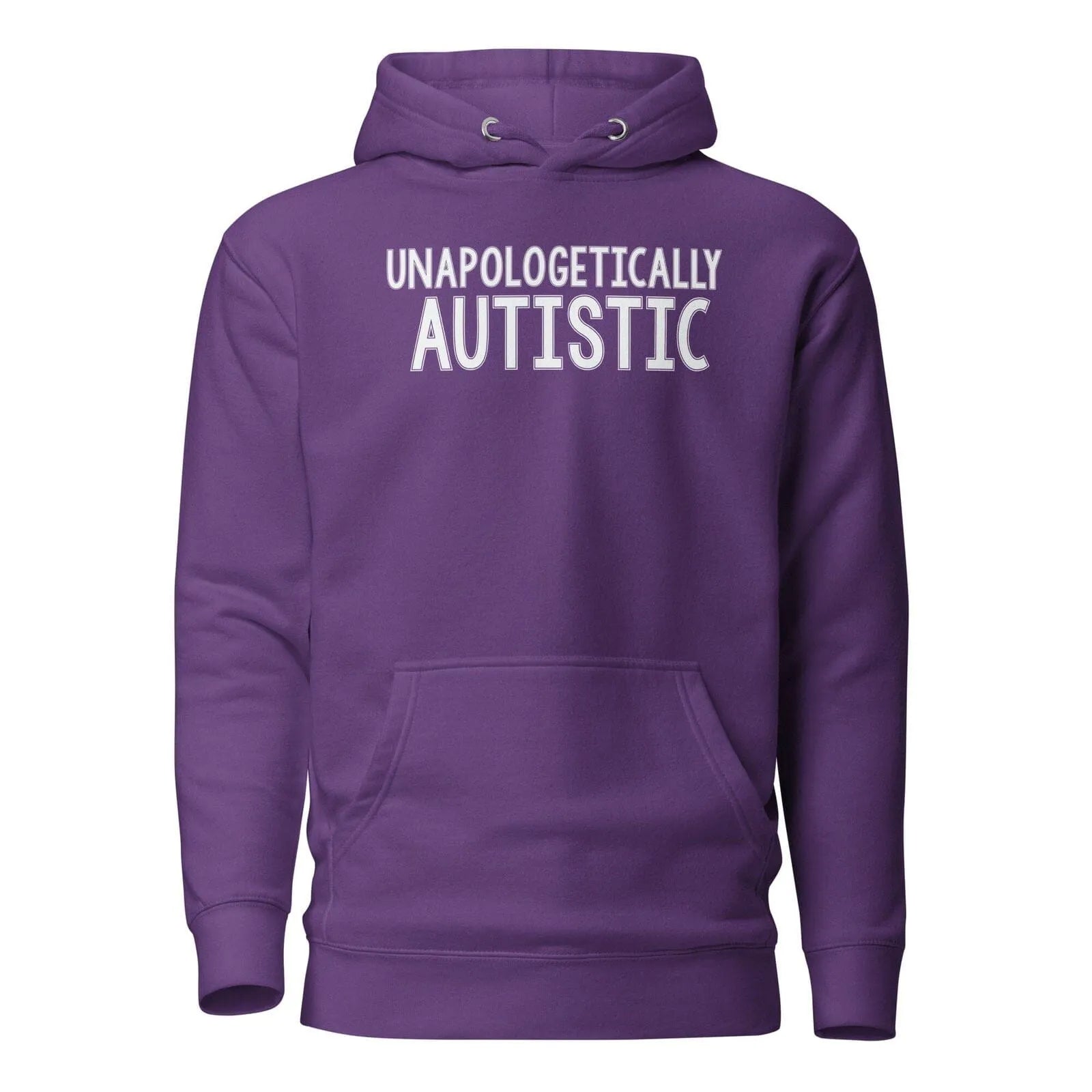 Unapologetically Autistic Unisex Hoodie Purple S
