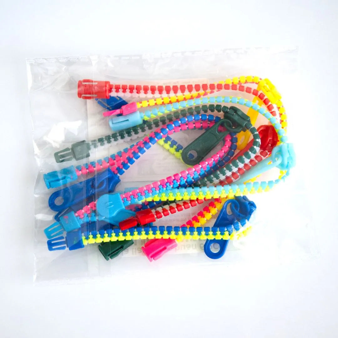 Zipper Fidget Bracelets (6 pack)
