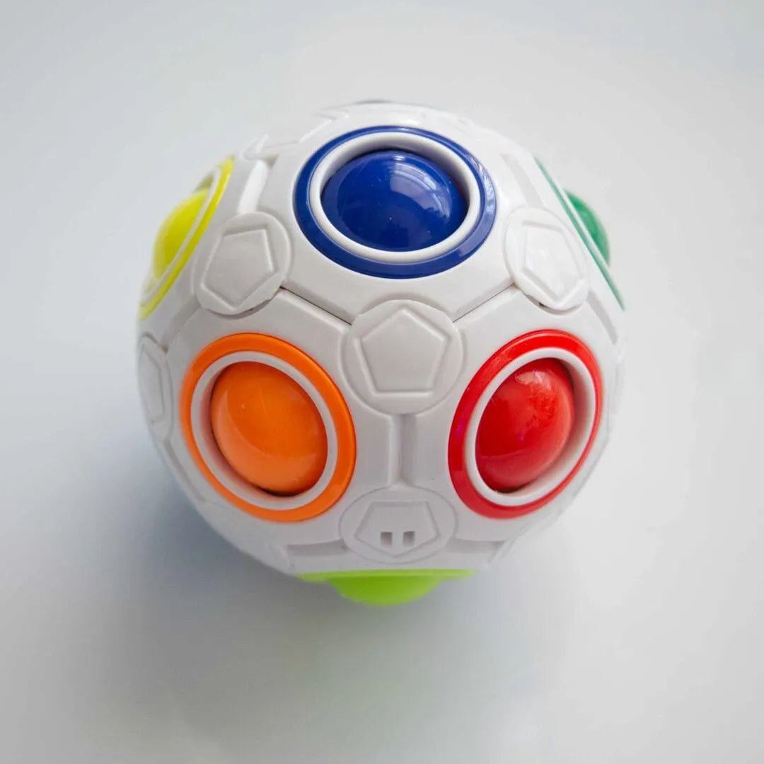 Rainbow Puzzle Ball Stim Toy