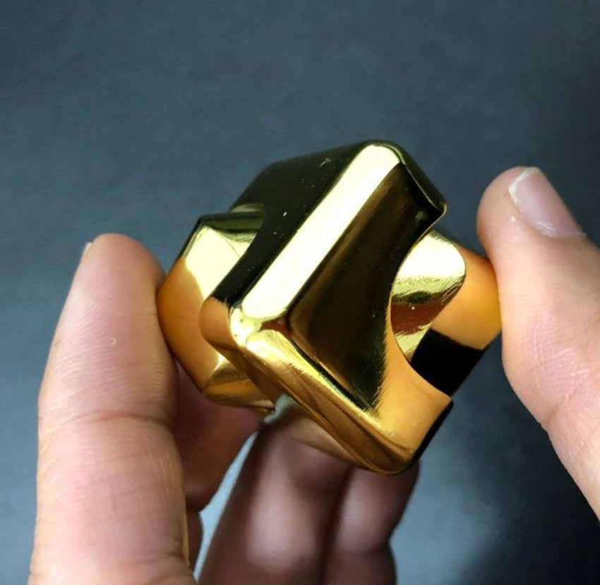 Fidget Cube Spinner The Autistic Innovator Gold 