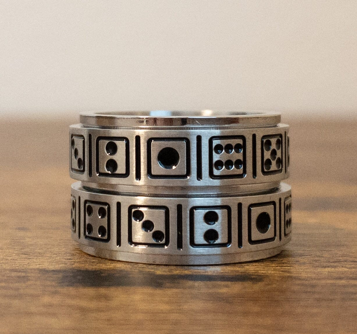 Double Dice Spinner Fidget Ring The Autistic Innovator 7 