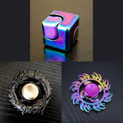 3 Beloved Fidget Spinners Bundle Rainbow Black Fire
