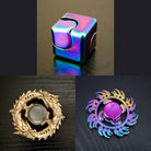 3 Beloved Fidget Spinners Bundle Rainbow Gold Fire