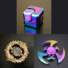 3 Beloved Fidget Spinners Bundle Rainbow Gold Shuriken