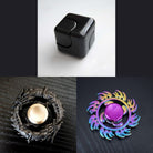 3 Beloved Fidget Spinners Bundle Black Black Fire