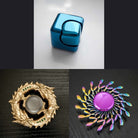 3 Beloved Fidget Spinners Bundle Turquoise Gold Wind