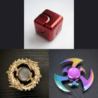 3 Beloved Fidget Spinners Bundle Red Gold Shuriken