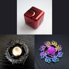3 Beloved Fidget Spinners Bundle Red Black Fire