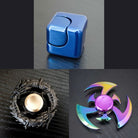 3 Beloved Fidget Spinners Bundle Blue Black Shuriken