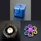 3 Beloved Fidget Spinners Bundle Blue Black Swirl