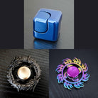 3 Beloved Fidget Spinners Bundle Blue Black Fire
