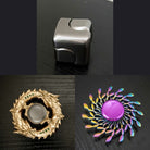 3 Beloved Fidget Spinners Bundle Silver Gold Wind