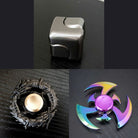 3 Beloved Fidget Spinners Bundle Silver Black Shuriken