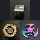 3 Beloved Fidget Spinners Bundle Silver Gold Shuriken