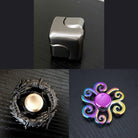 3 Beloved Fidget Spinners Bundle Silver Black Swirl