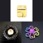 3 Beloved Fidget Spinners Bundle Gold Black Swirl