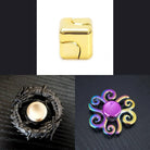 3 Beloved Fidget Spinners Bundle Gold Black Swirl