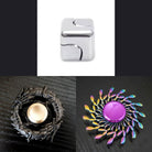 3 Beloved Fidget Spinners Bundle Metallic Silver Black Wind