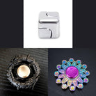 3 Beloved Fidget Spinners Bundle Metallic Silver Black Mandala