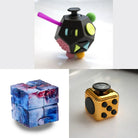 3 Fidgeting Cubes Bundle Galaxy Copper Multi Colored