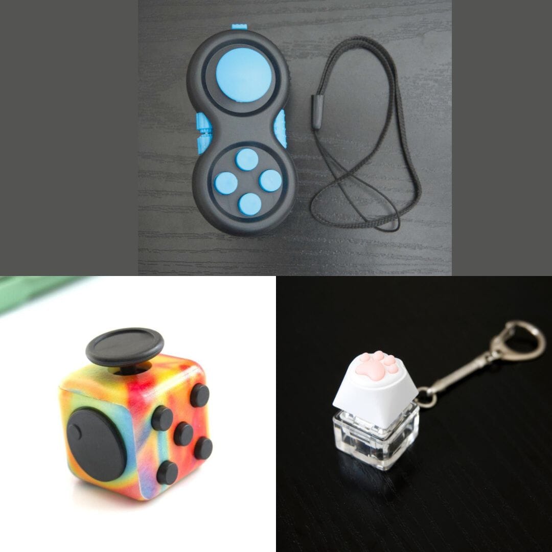 3 Bestselling Fidgets Bundle Watercolor Turquoise 