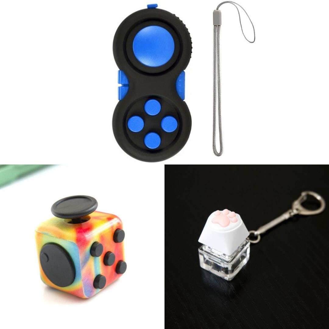 3 Bestselling Fidgets Bundle Watercolor Blue 