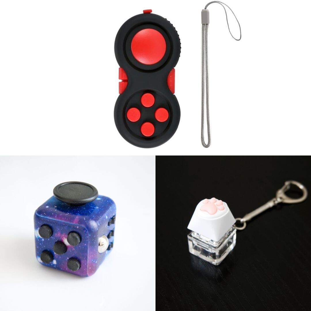 3 Bestselling Fidgets Bundle Galaxy Red 