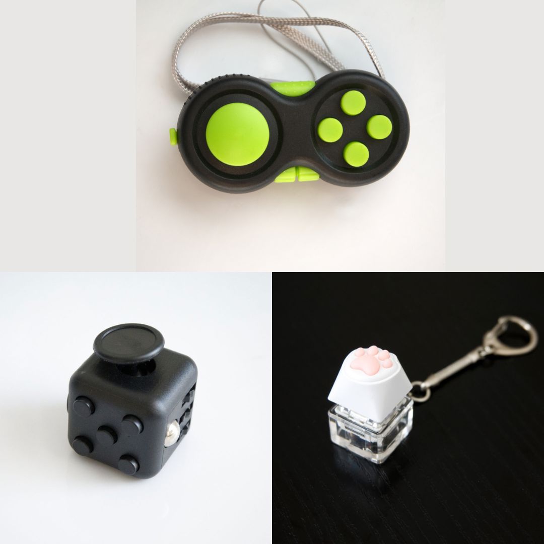 3 Bestselling Fidgets Bundle All Black Green 