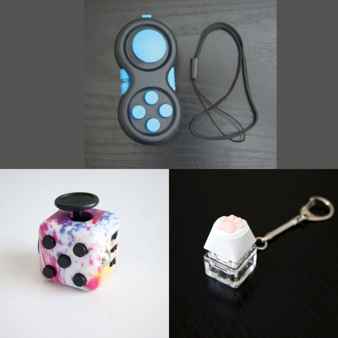 3 Bestselling Fidgets Bundle Paint Splatter Turquoise 