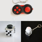 3 Bestselling Fidgets Bundle Metallic Silver Red 