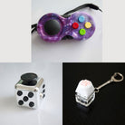 3 Bestselling Fidgets Bundle Metallic Silver Galaxy 