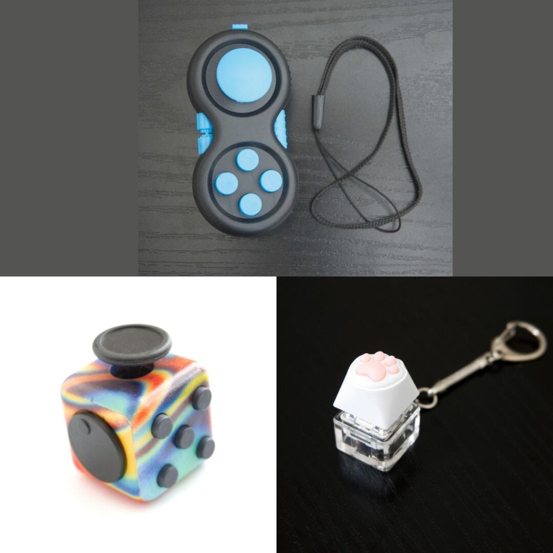 3 Bestselling Fidgets Bundle Paint Pour Turquoise 