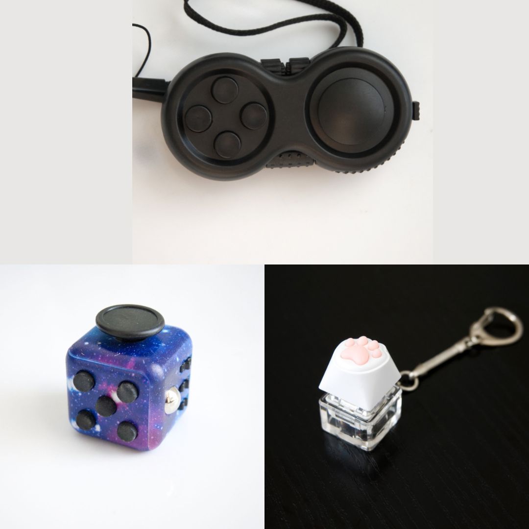3 Bestselling Fidgets Bundle Galaxy All Black 
