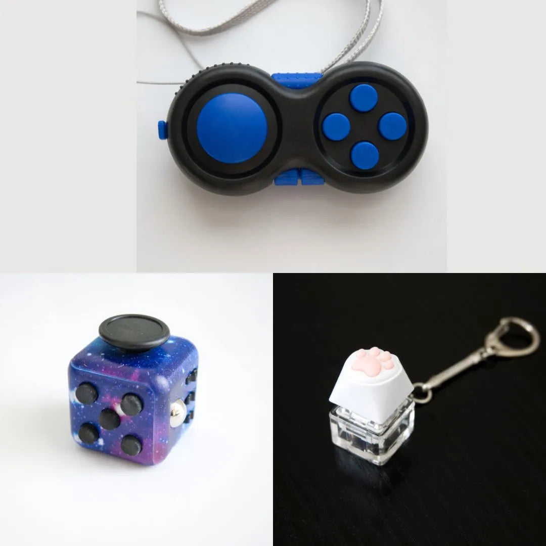3 Bestselling Fidgets Bundle Galaxy Blue 