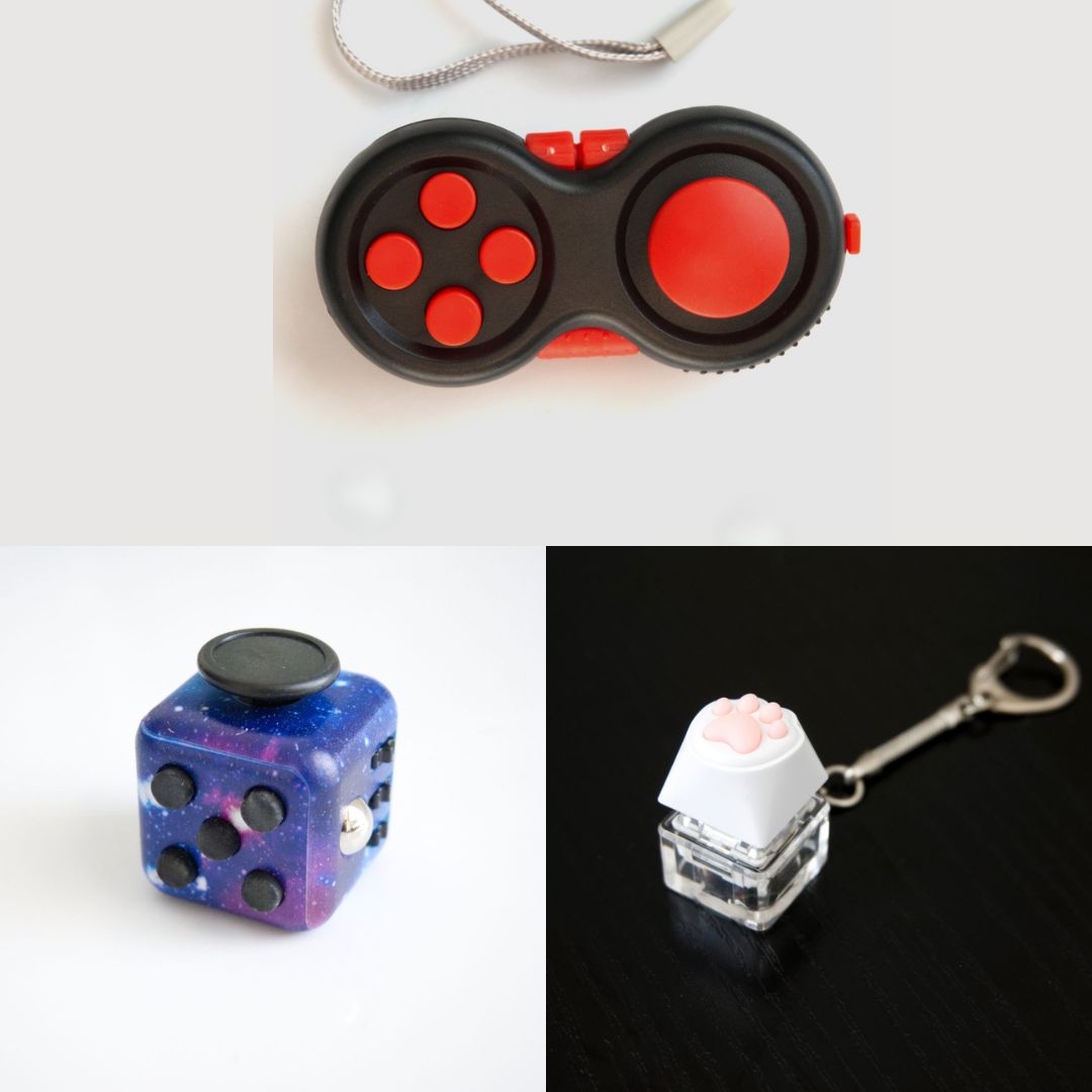 3 Bestselling Fidgets Bundle Galaxy Red 