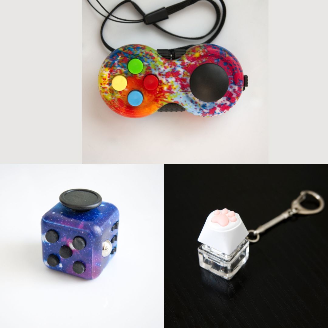 3 Bestselling Fidgets Bundle Galaxy Paint Splatter 