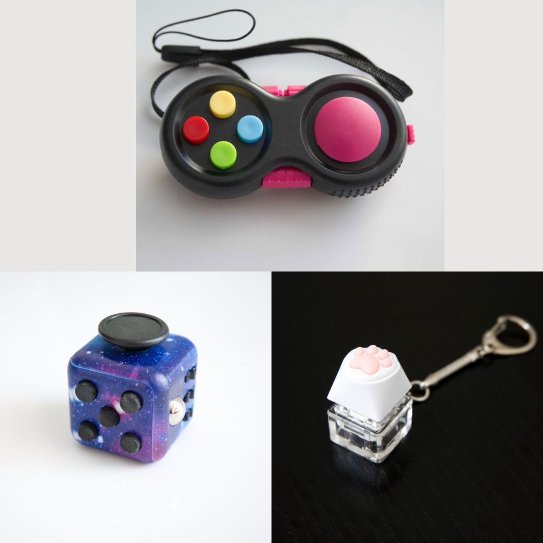 3 Bestselling Fidgets Bundle Galaxy Pink 