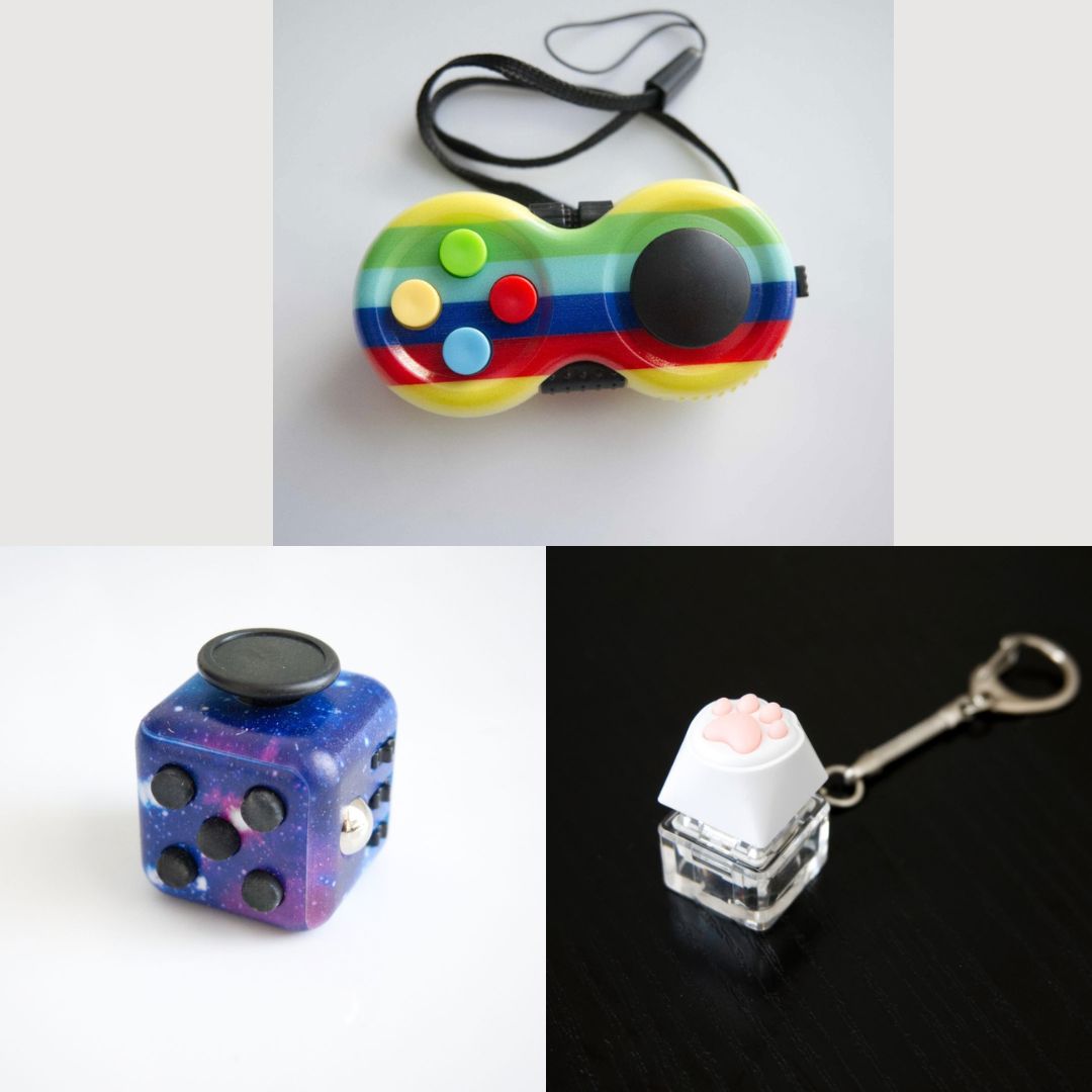 3 Bestselling Fidgets Bundle Galaxy Rainbow 