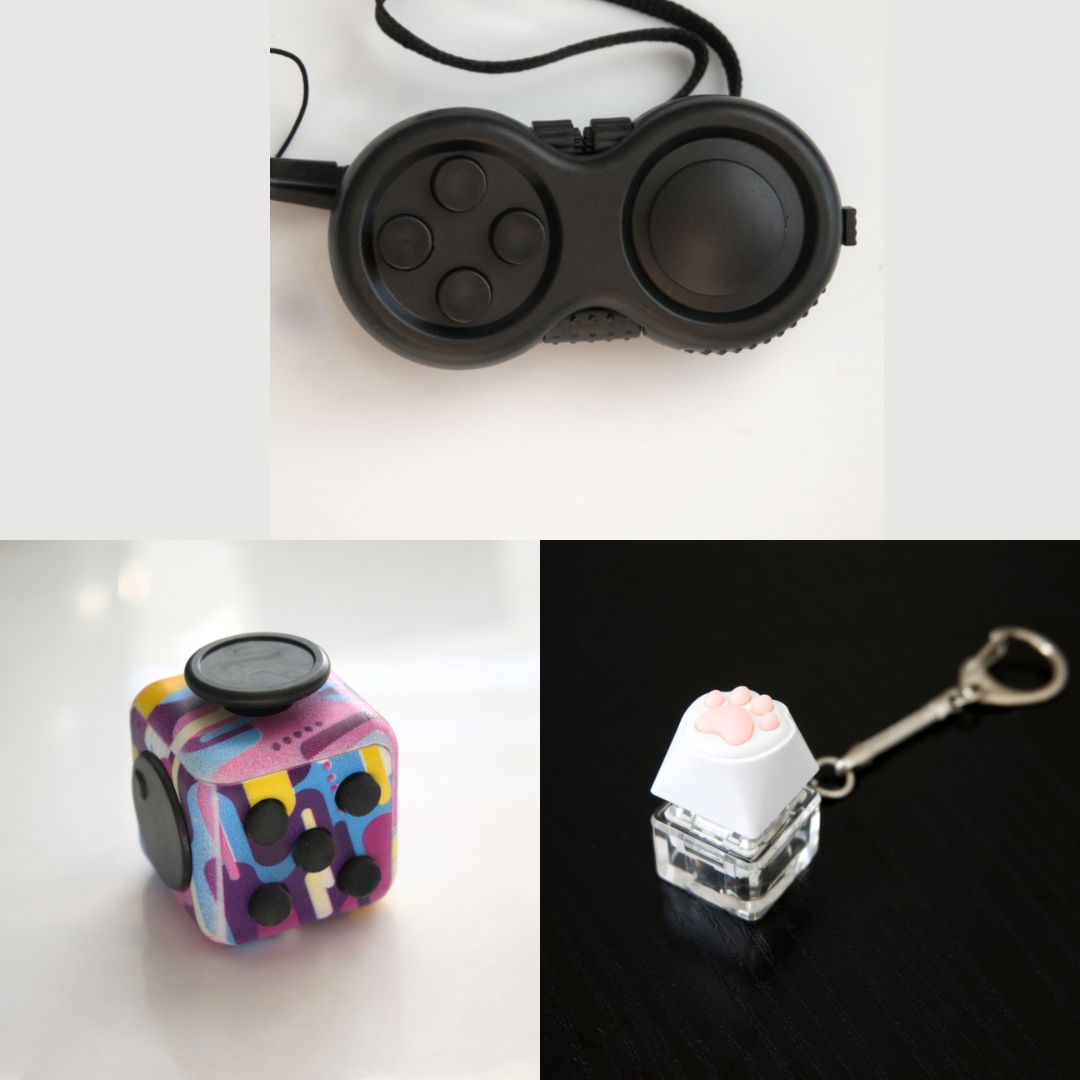 3 Bestselling Fidgets Bundle 80’s Retro All Black 