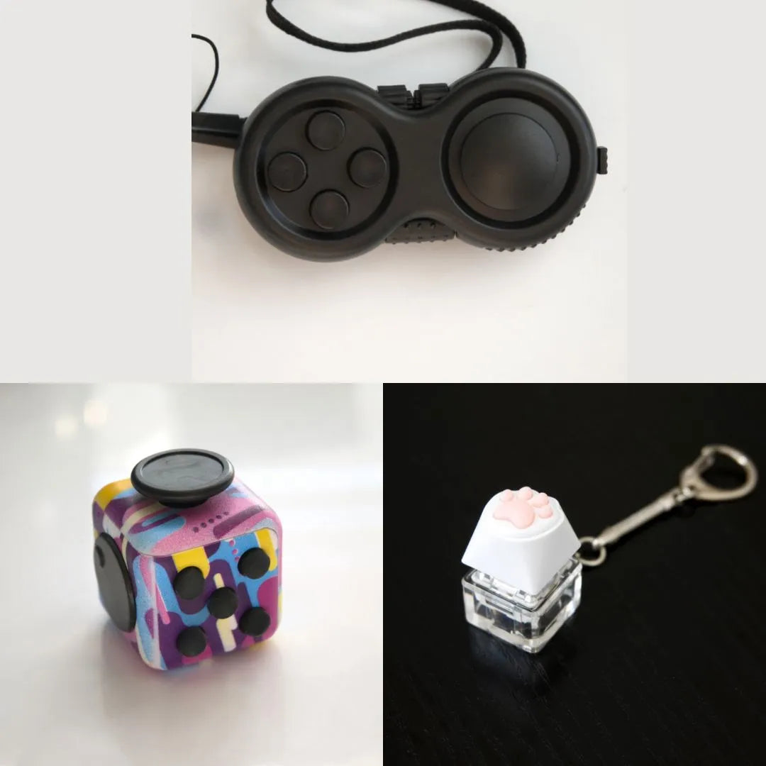 3 Bestselling Fidgets Bundle 80’s Retro All Black 