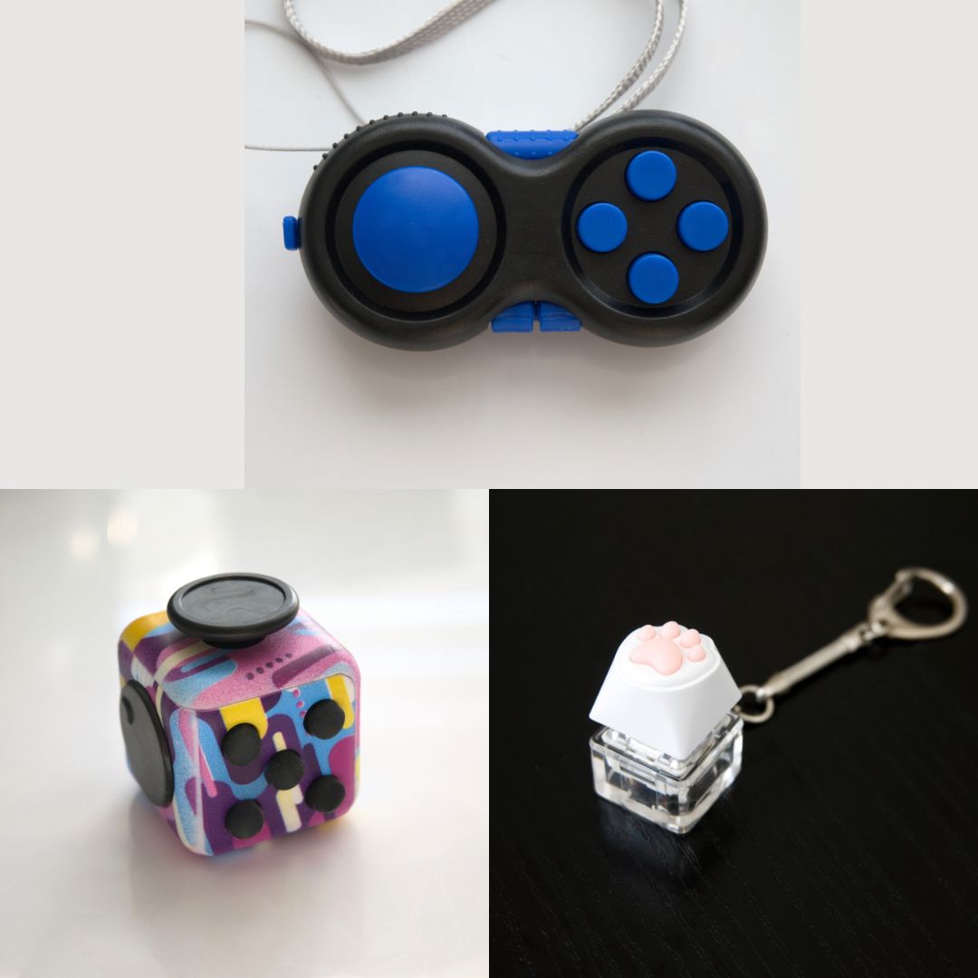 3 Bestselling Fidgets Bundle 80’s Retro Blue 