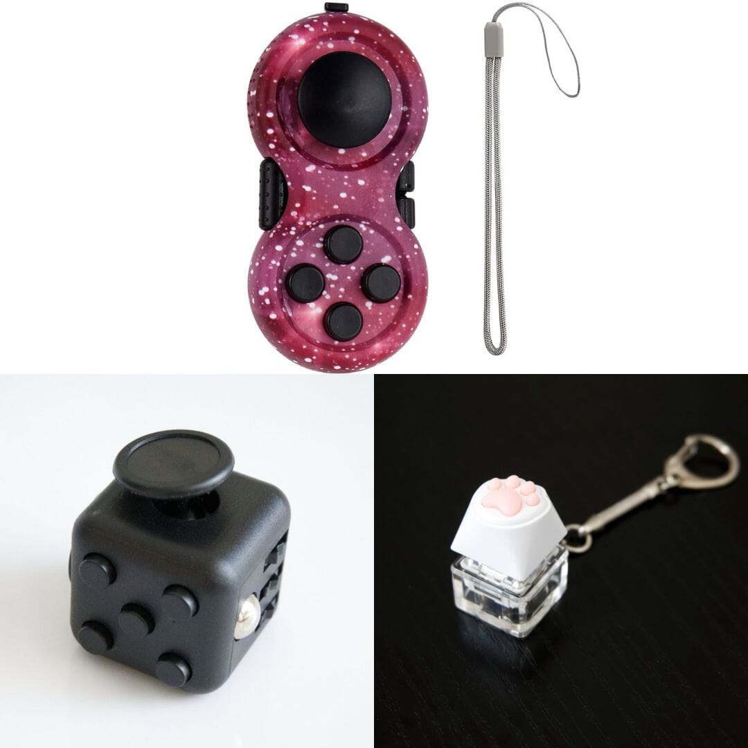 3 Bestselling Fidgets Bundle All Black Galaxy 